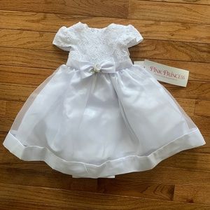 Toddler White Fancy Dress